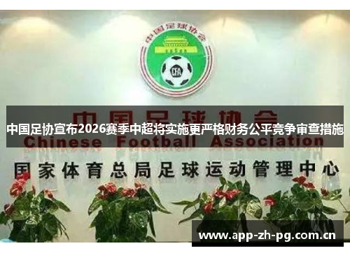 中国足协宣布2026赛季中超将实施更严格财务公平竞争审查措施 中国足协宣布2026赛季中超将实施更严格财务公平竞争审查措施